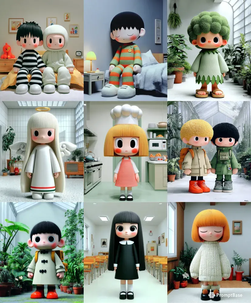 Designer Toy Character Scenes