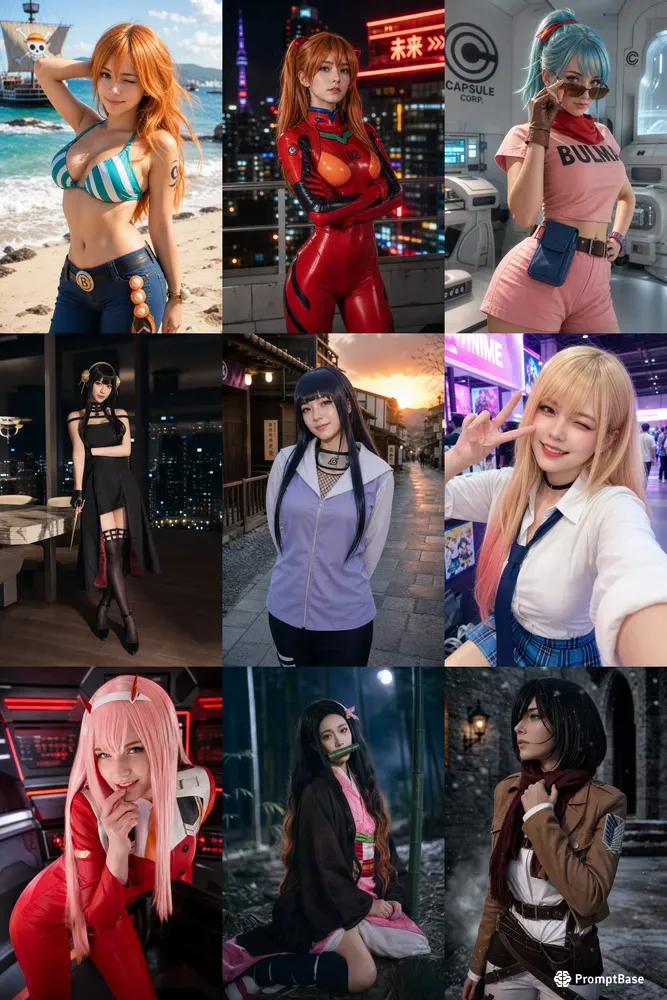 Attractive Anime Cosplay Portraits