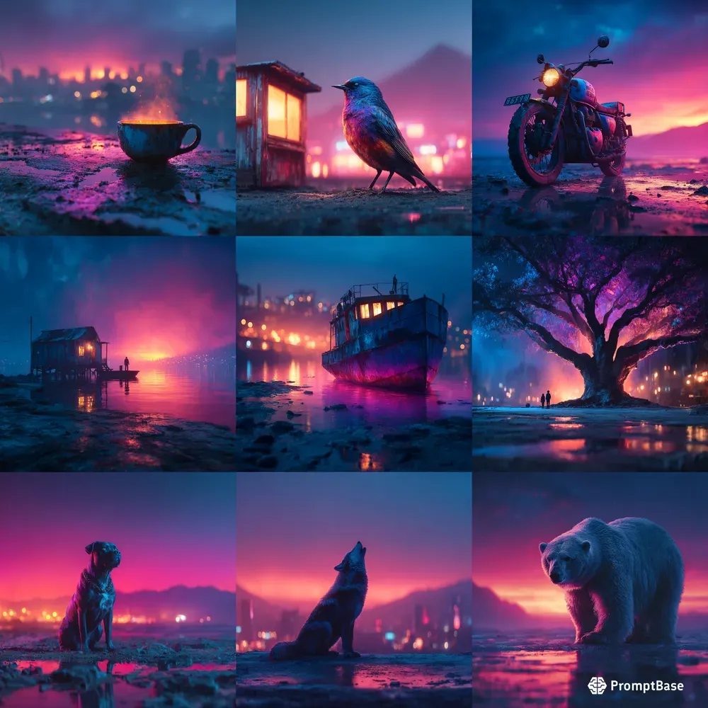 Photography Neon Cinematic Surreal Nights