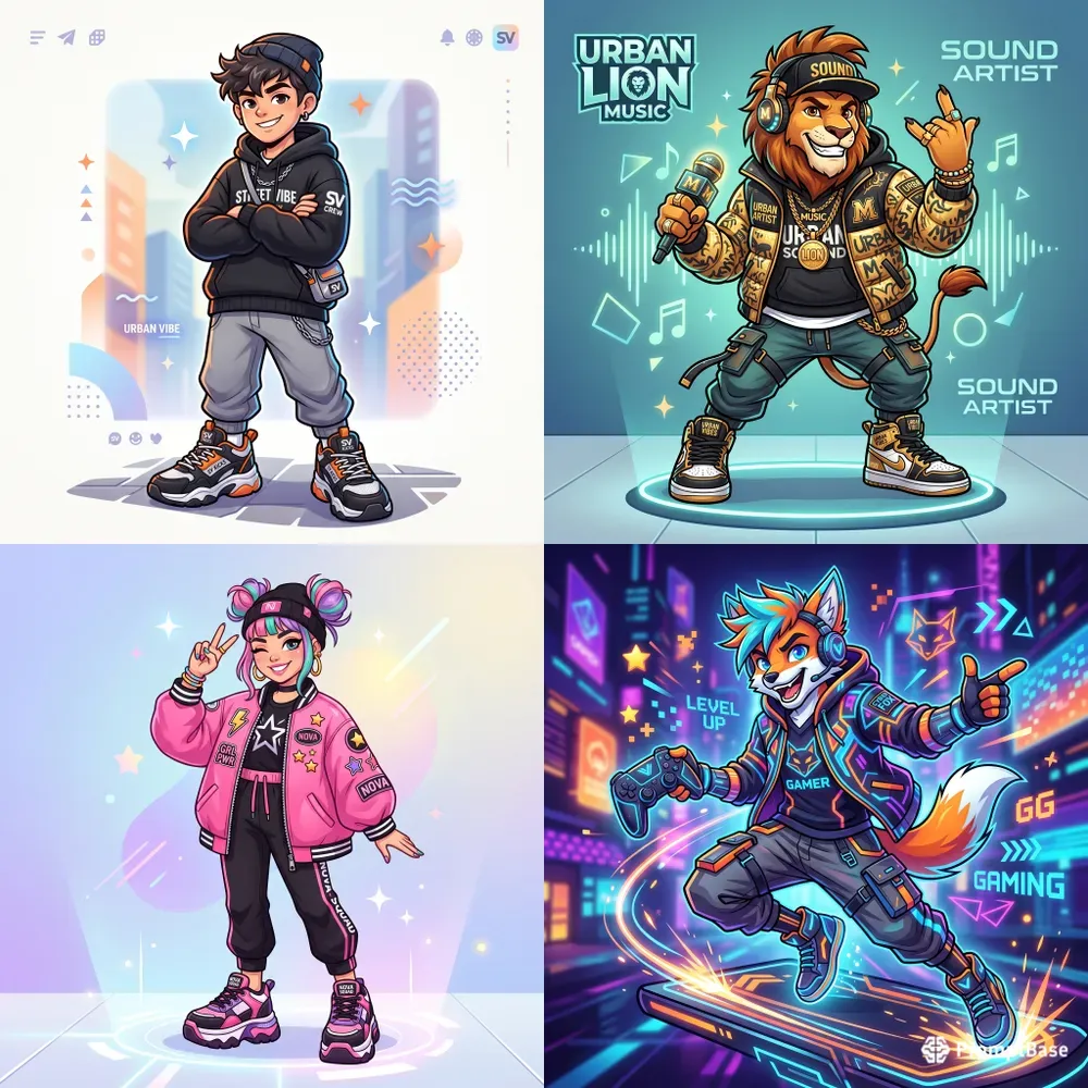 Stylized Streetwear Mascot Creators