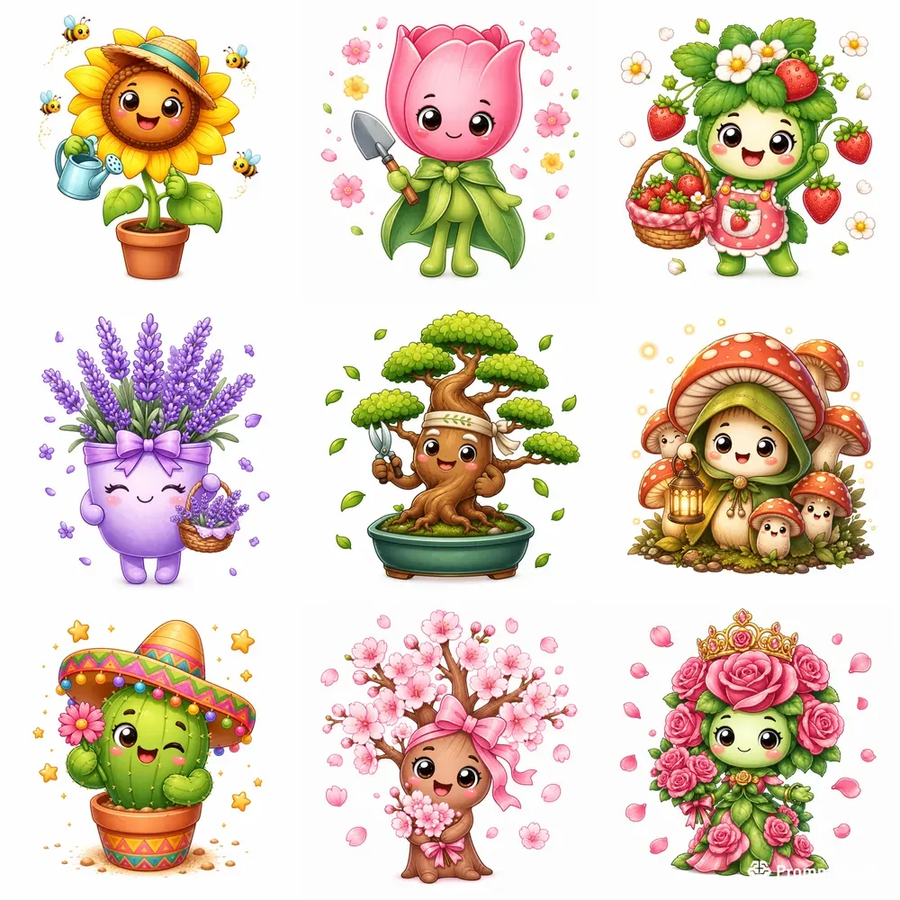 Garden Plant Mascot Creators