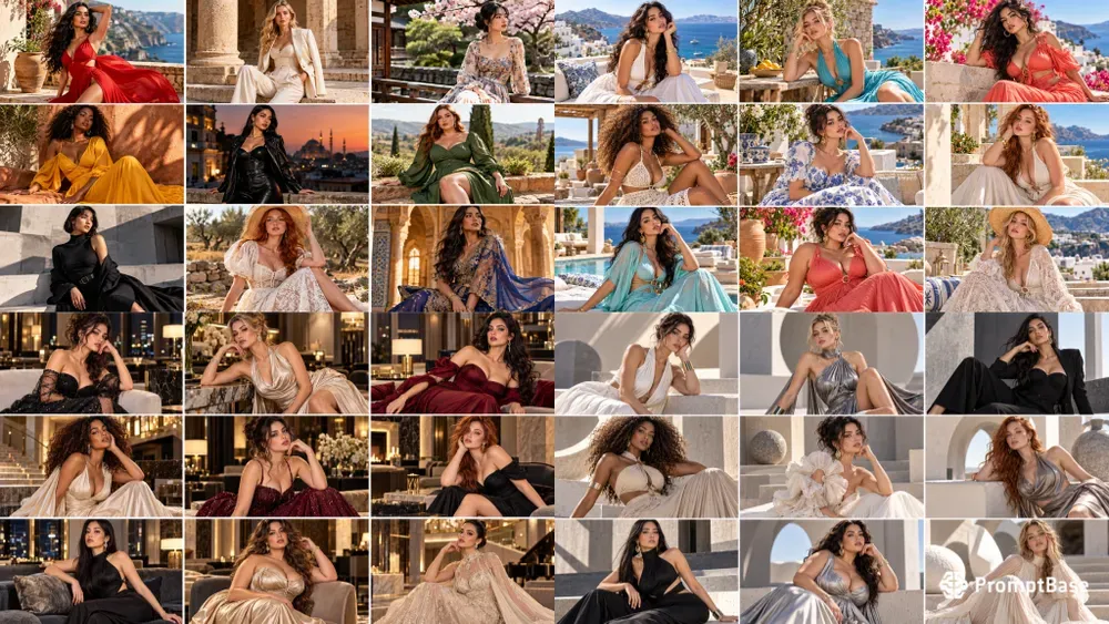 9model Fashion Editorial Grids
