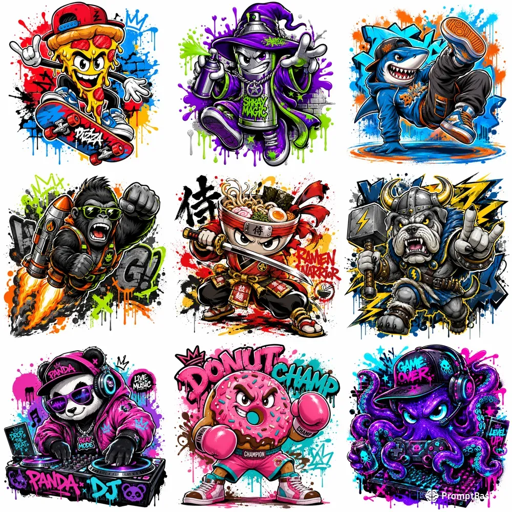 Premium Street Mascot Designs