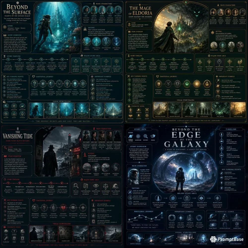 Movie Story Infographics
