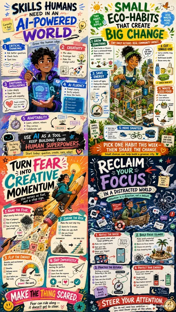 Viral Handdrawn Infographic Posters