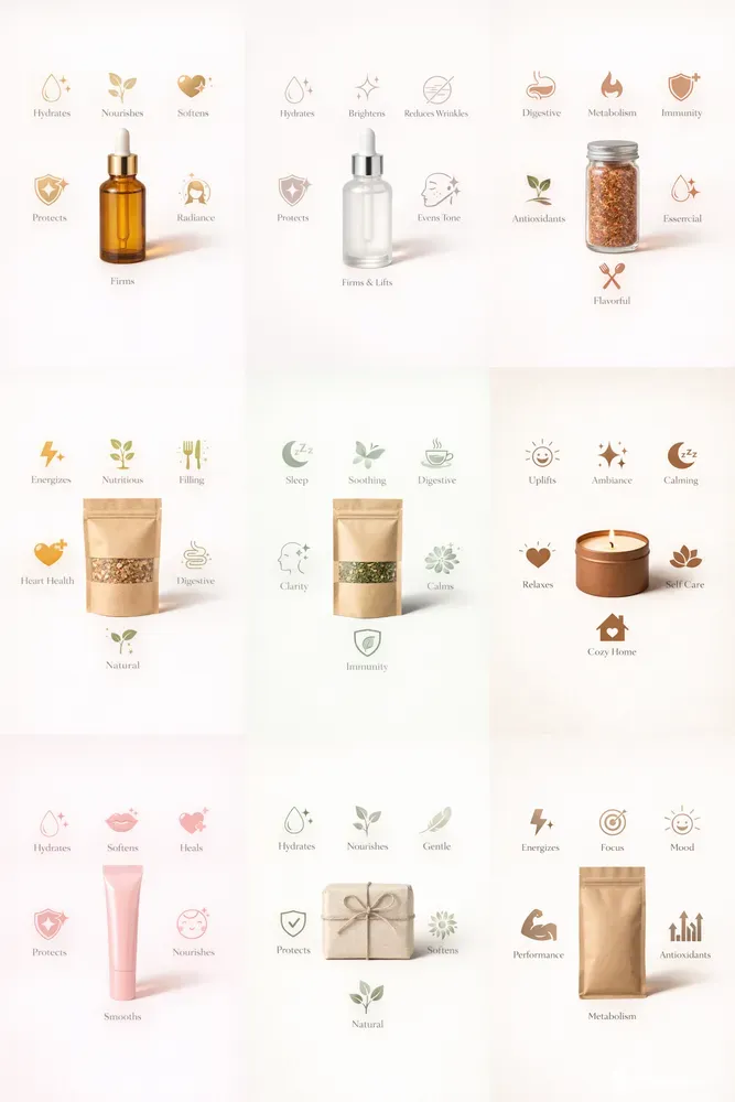 Product Benefit Infographics
