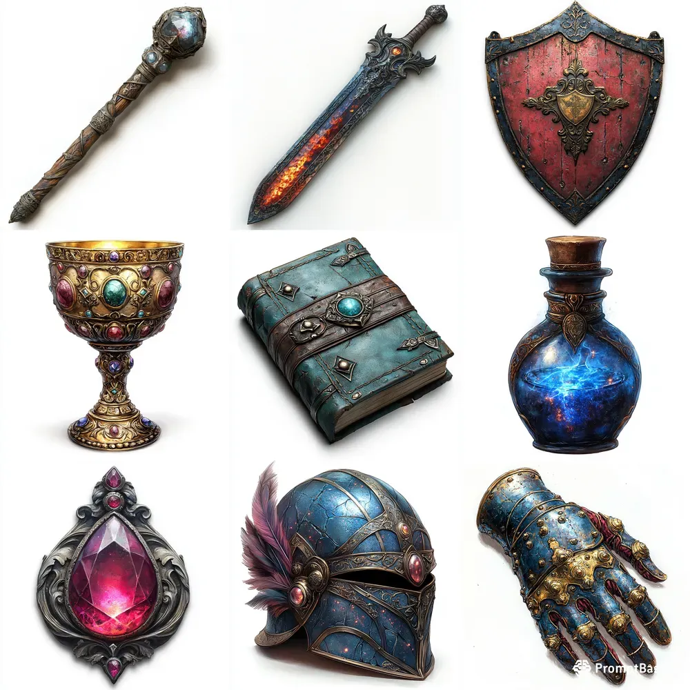 Fantasy Medieval Game Icons
