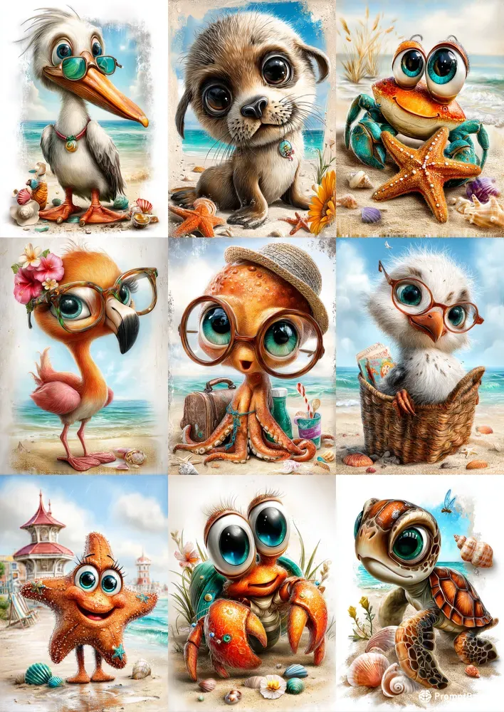 Seaside Little Wonder Animals