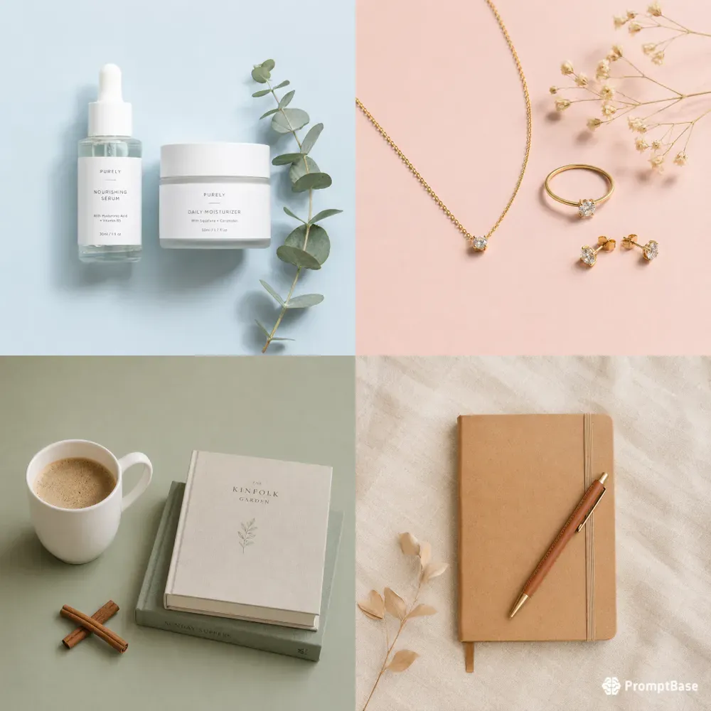 Free Flat Lay Product Photo Starters