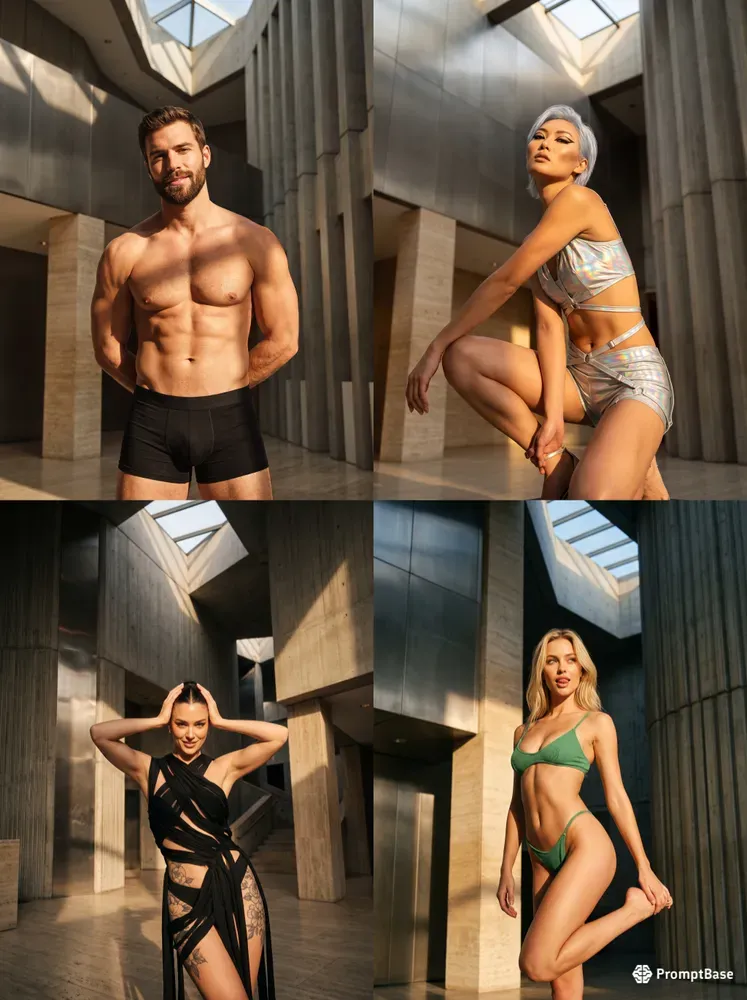 Brutalist Fashion Shots