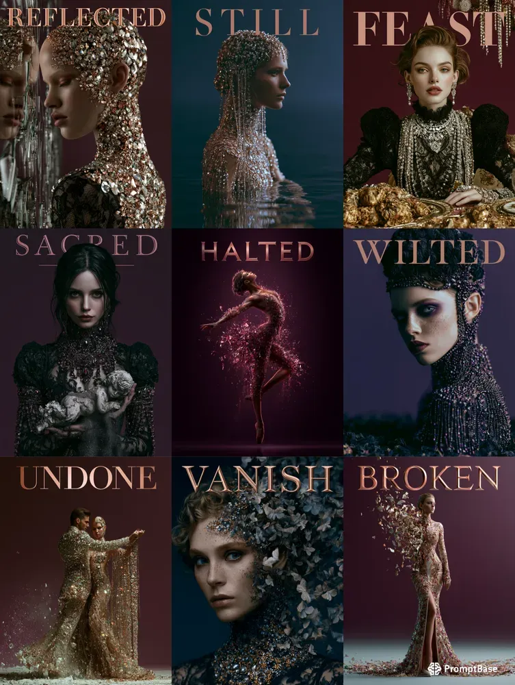 Dark Baroque Jewel Editorials