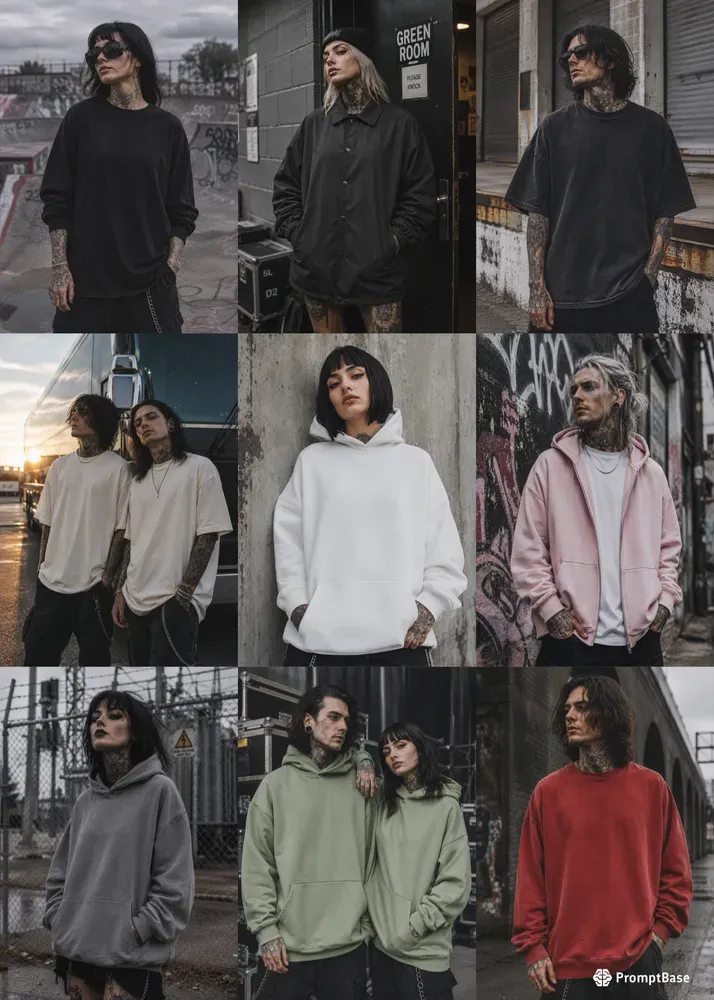Alternative Streetwear Mockups