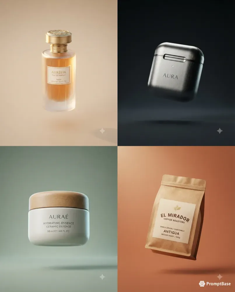 Floating Product Studio Showcase Mockups
