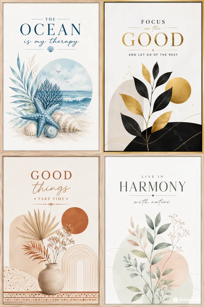 Modern Minimalist Printable Wall Art