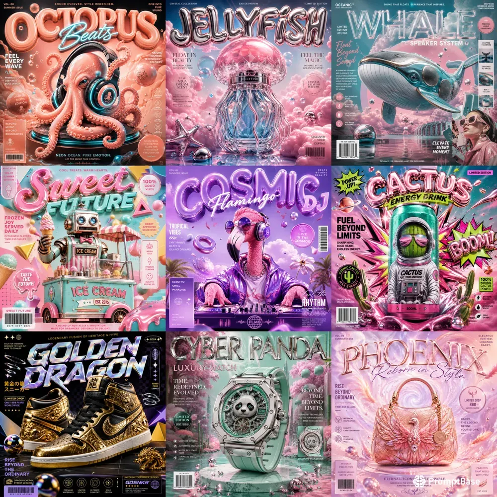Pop Avantgarde Poster Ads