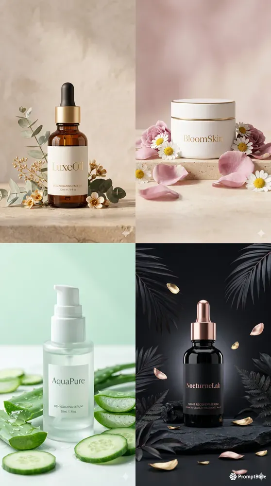 Minimal Skincare Product Posters Custom