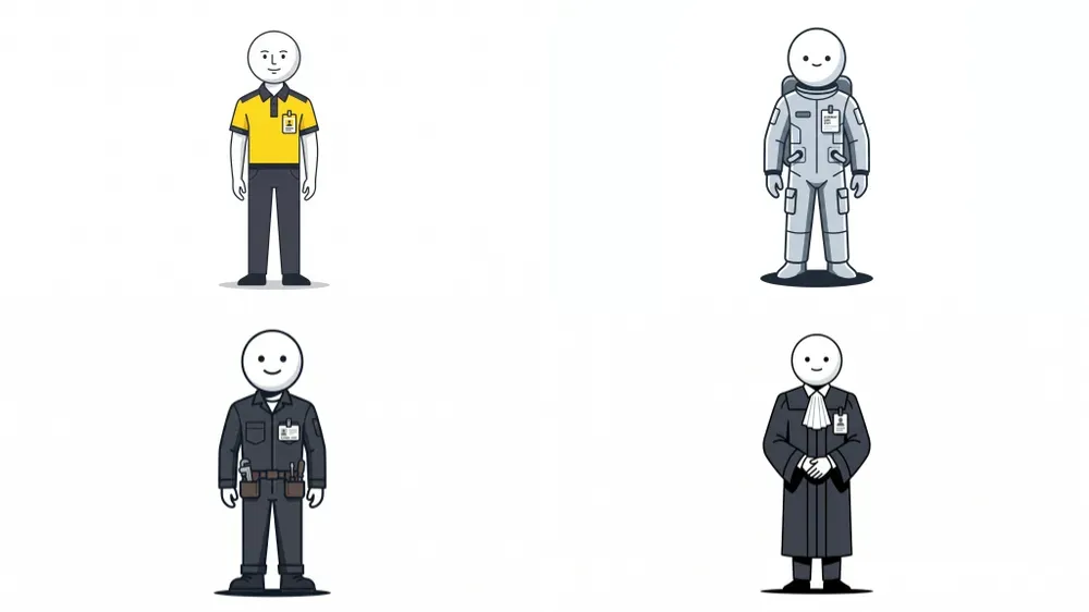 Minimalist 2D Corporate Avatars