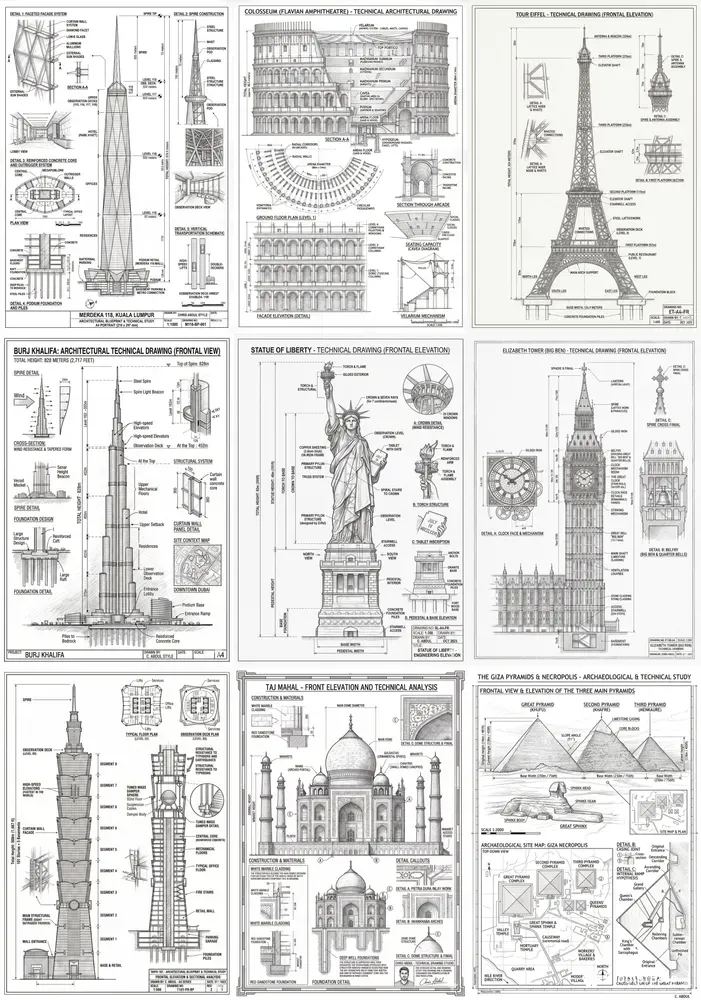 Architectural Drawing Blueprints