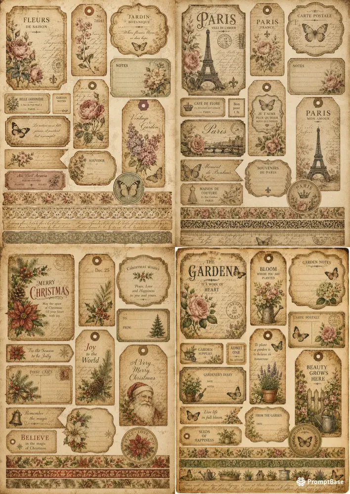 Junk Journal Kit Builder Pros