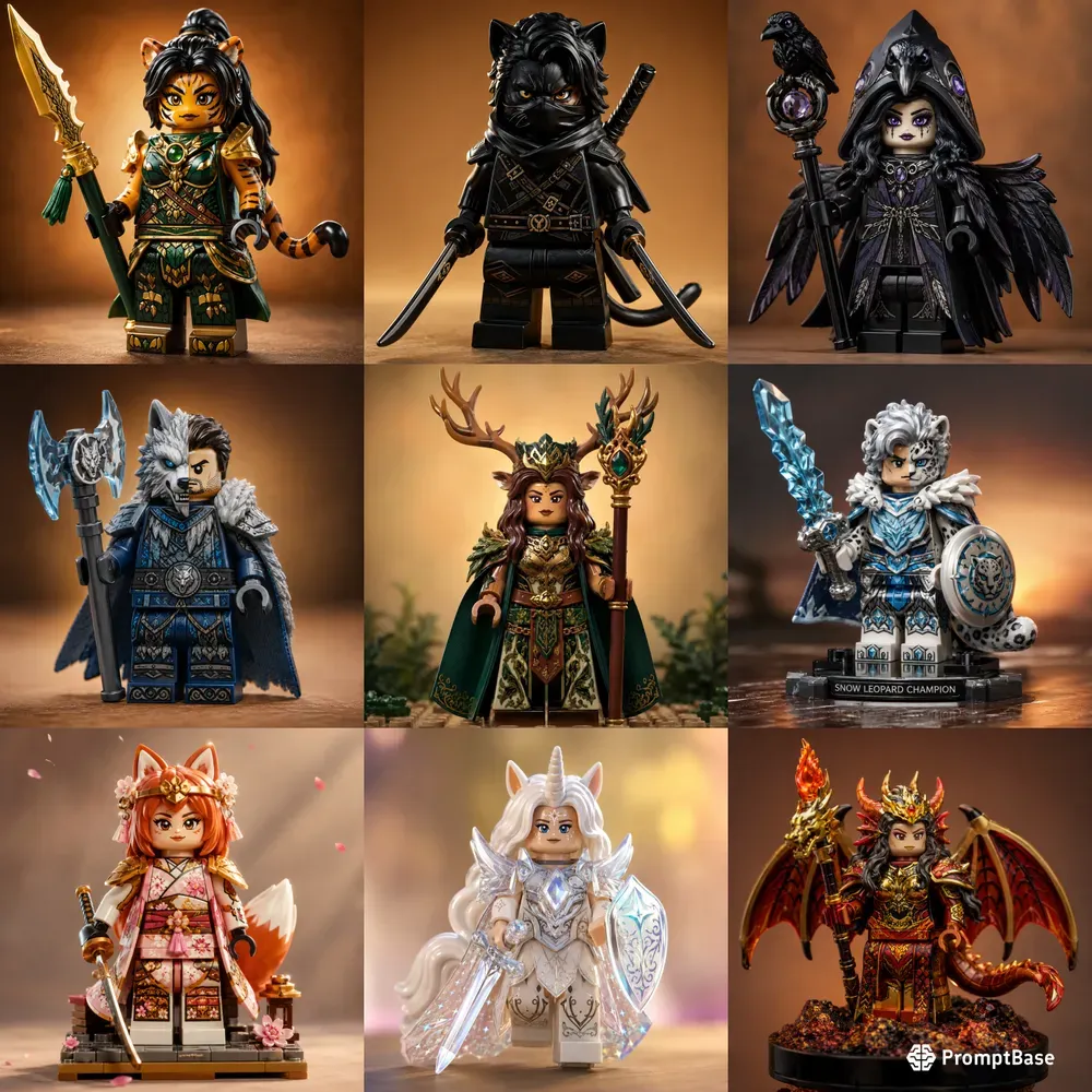 Fantasy Lego Hybrid Minifigures Sets
