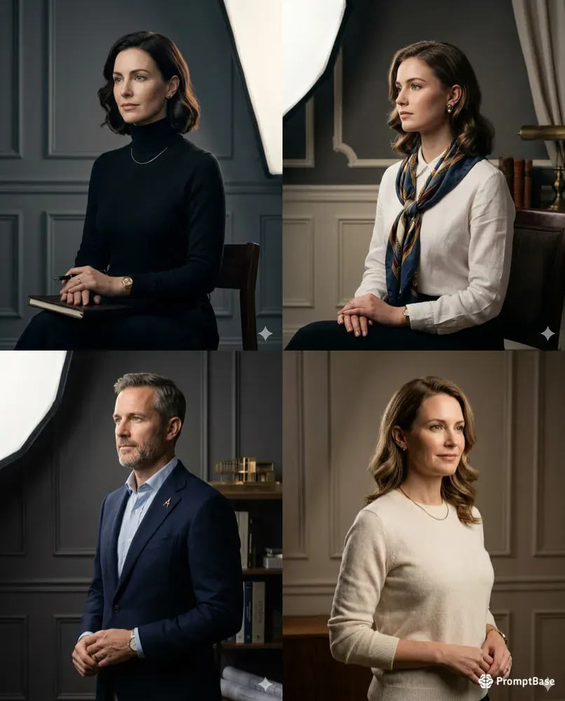 Old Money Studio Portrait Branding