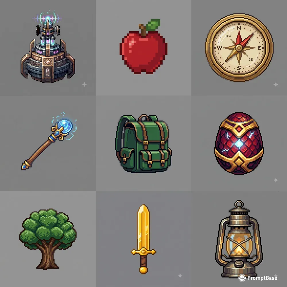 2d Pixel Quest Icon Creators