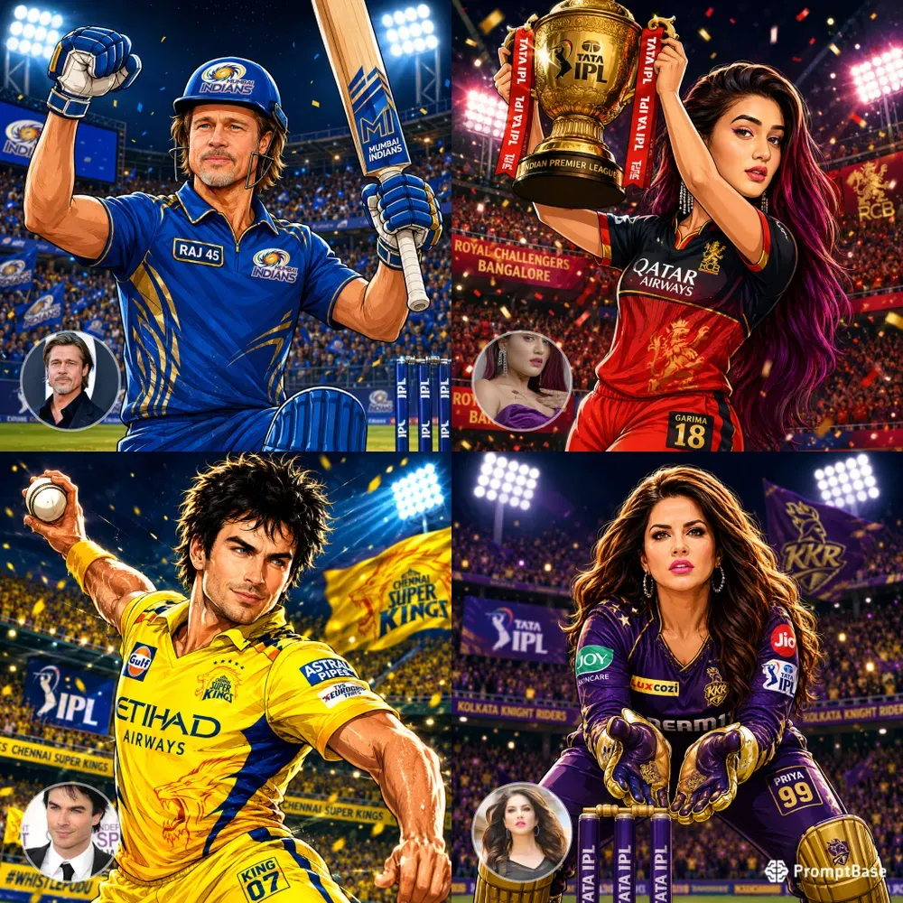 Ipl Cricket Cartoon Character Generator