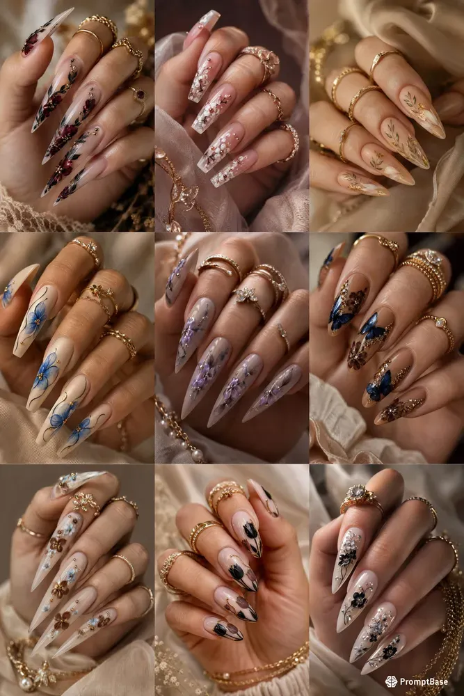 Botanical Luxe Nail Art