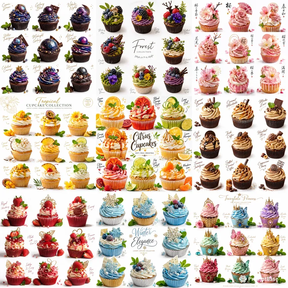 Luxury Cupcake Showcases