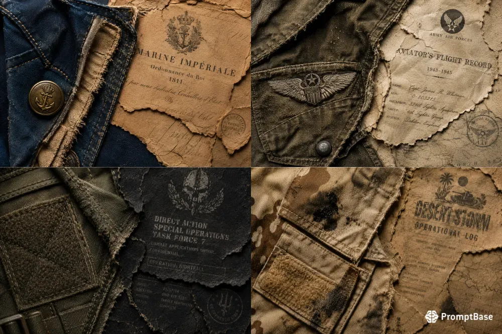 Tactical Military Canvas Paper Textures