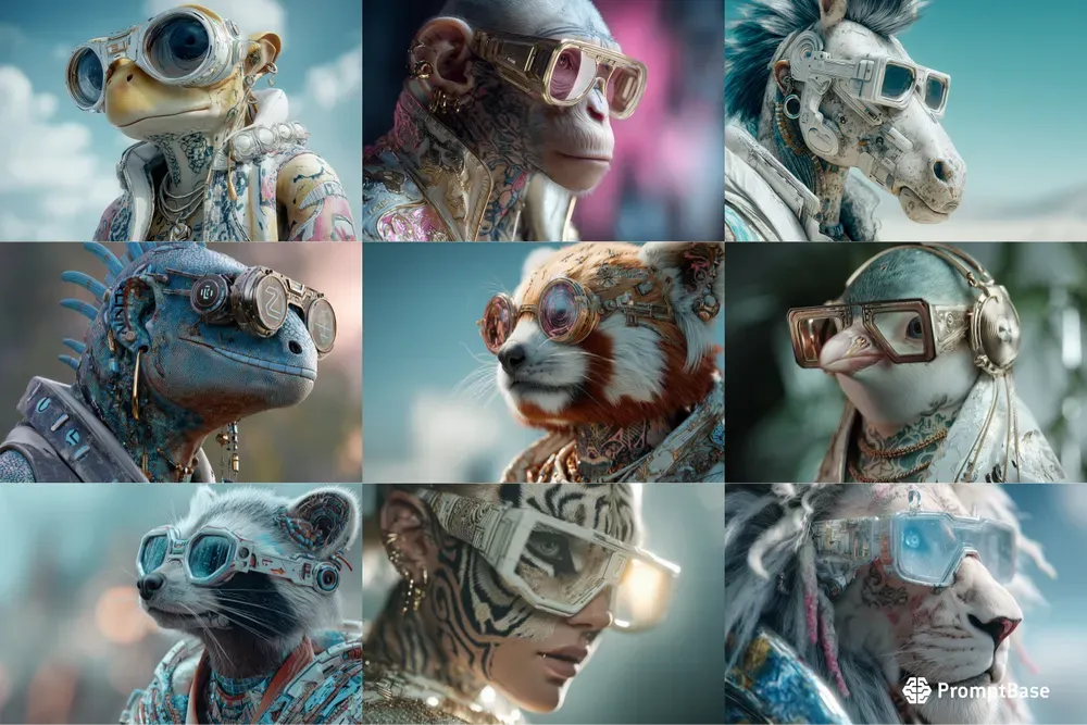 Futuristic Animal Characters