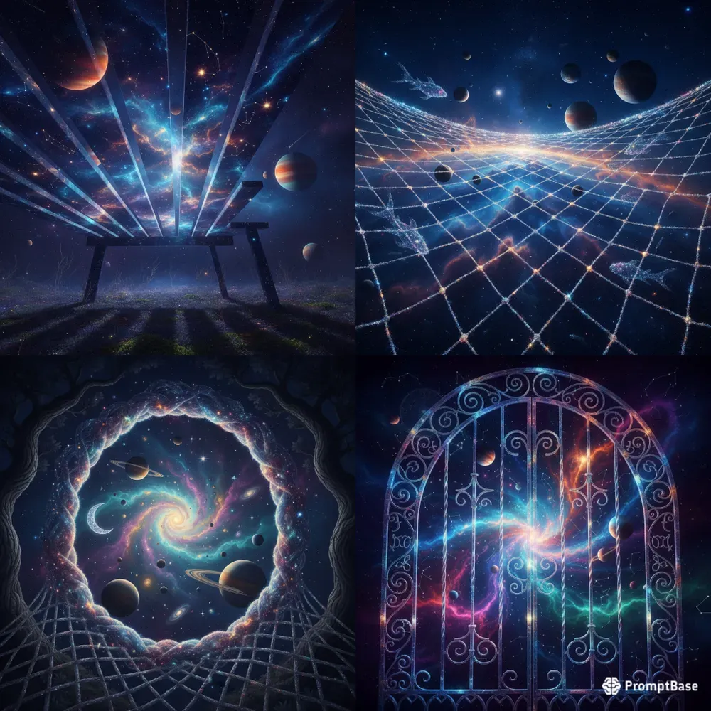 Ethereal Stardust Cosmic Art