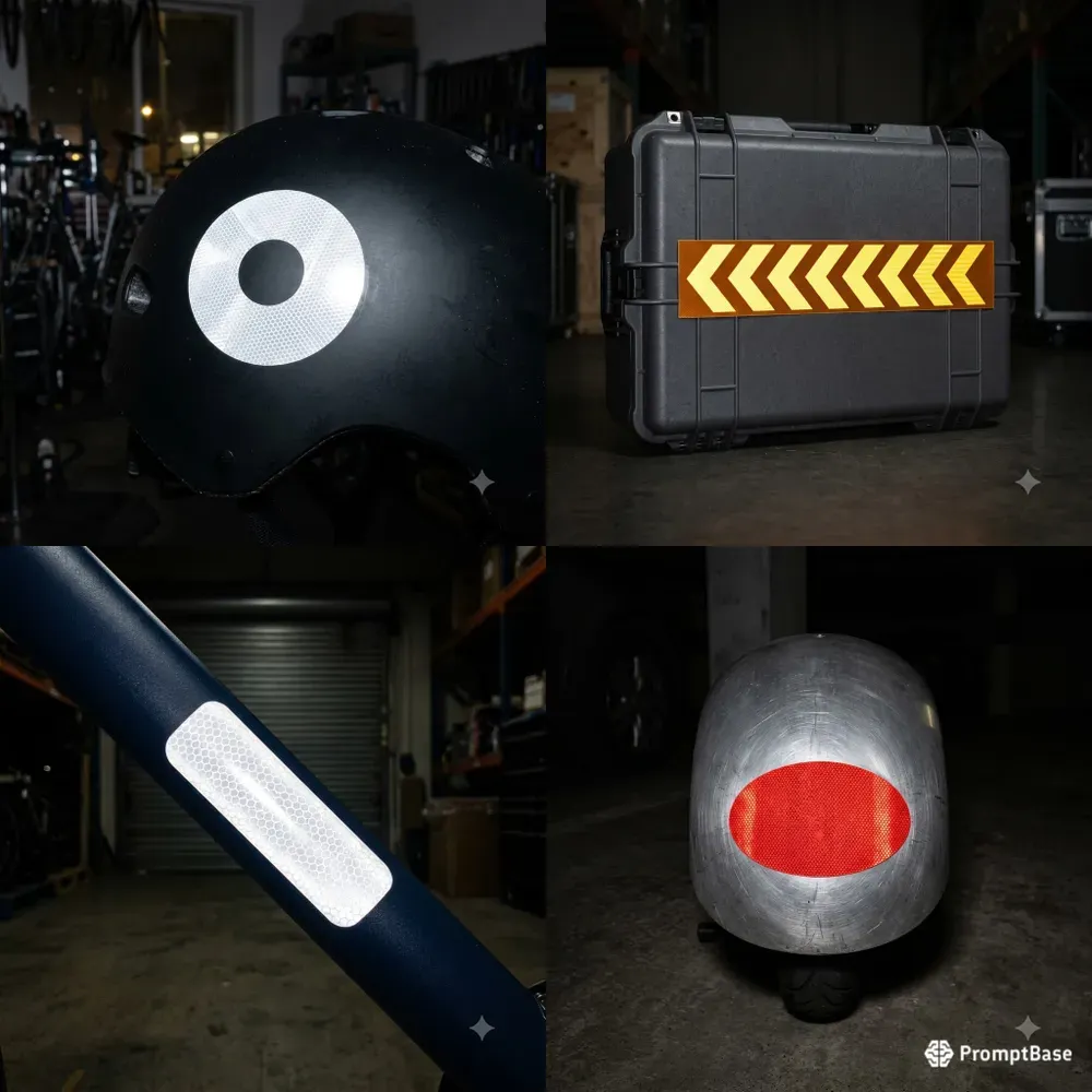 Reflective Decal Night Proof Photos