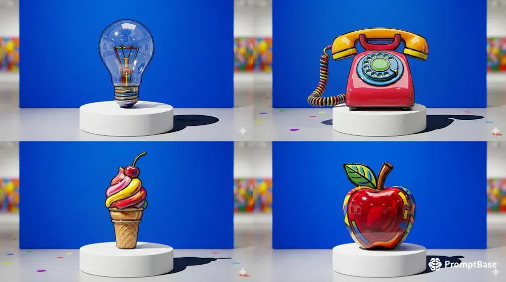 Pop Art Ceramic Sculptures