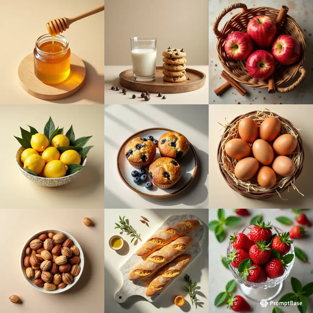 Realistic Food Styling Photographs