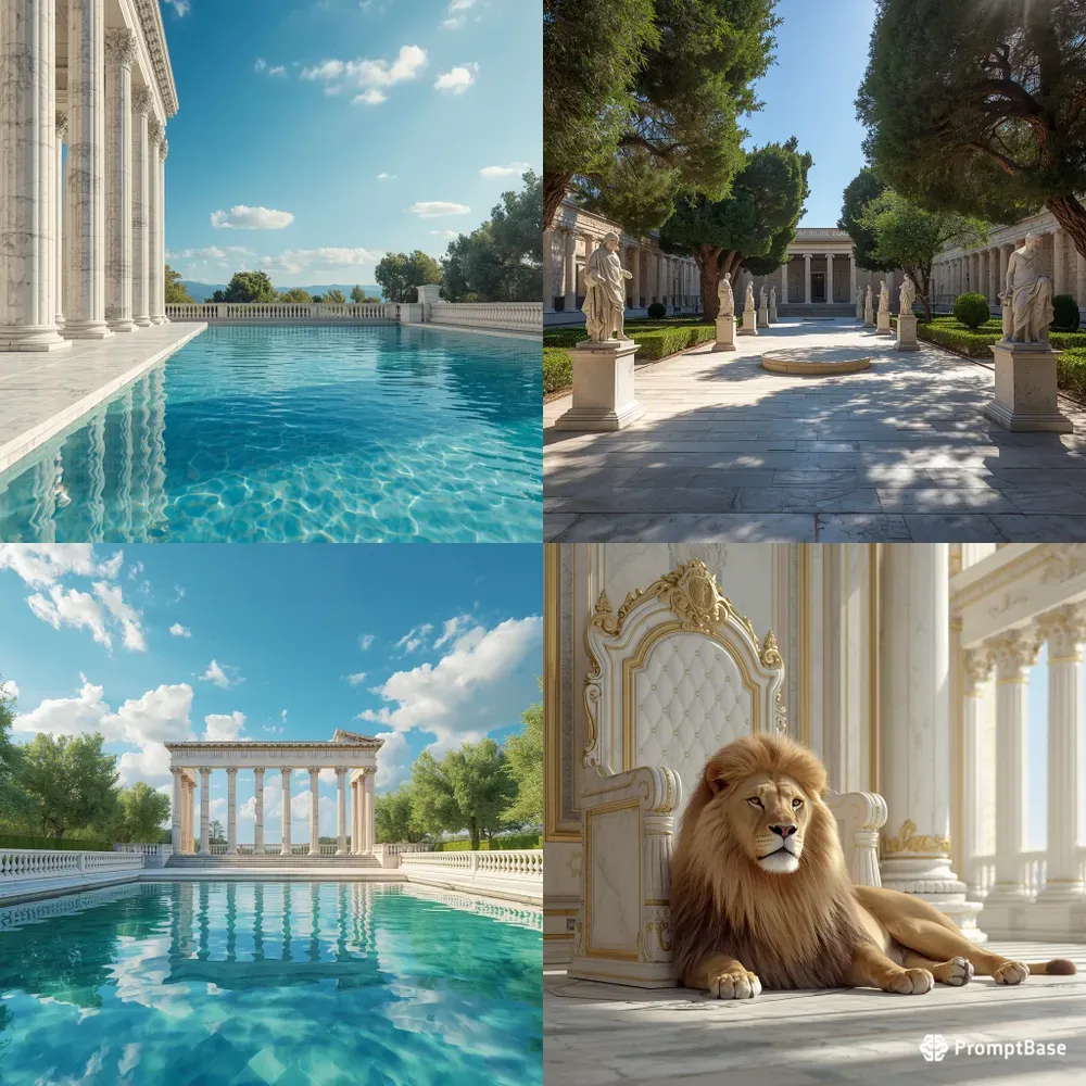 Cinematic Ancient Roman Marble Architects