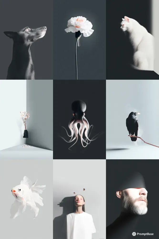Minimal Symbolic Photography