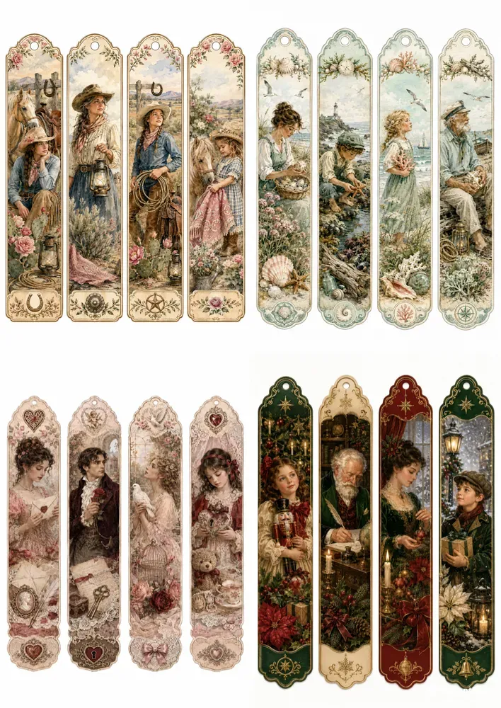 Portrait Ephemera Bookmarks