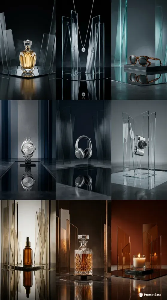 Mirrored Infinity Glass Water Stages