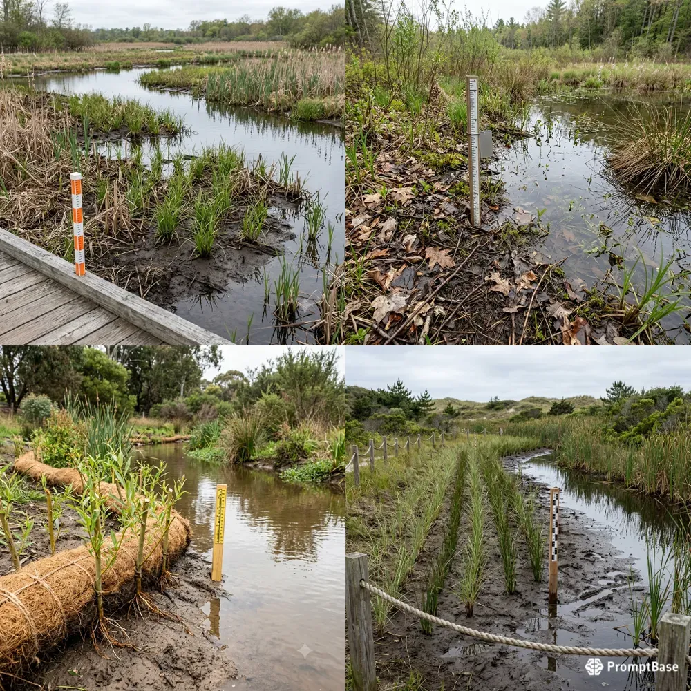 Wetland Restoration Monitoring Photo Builders