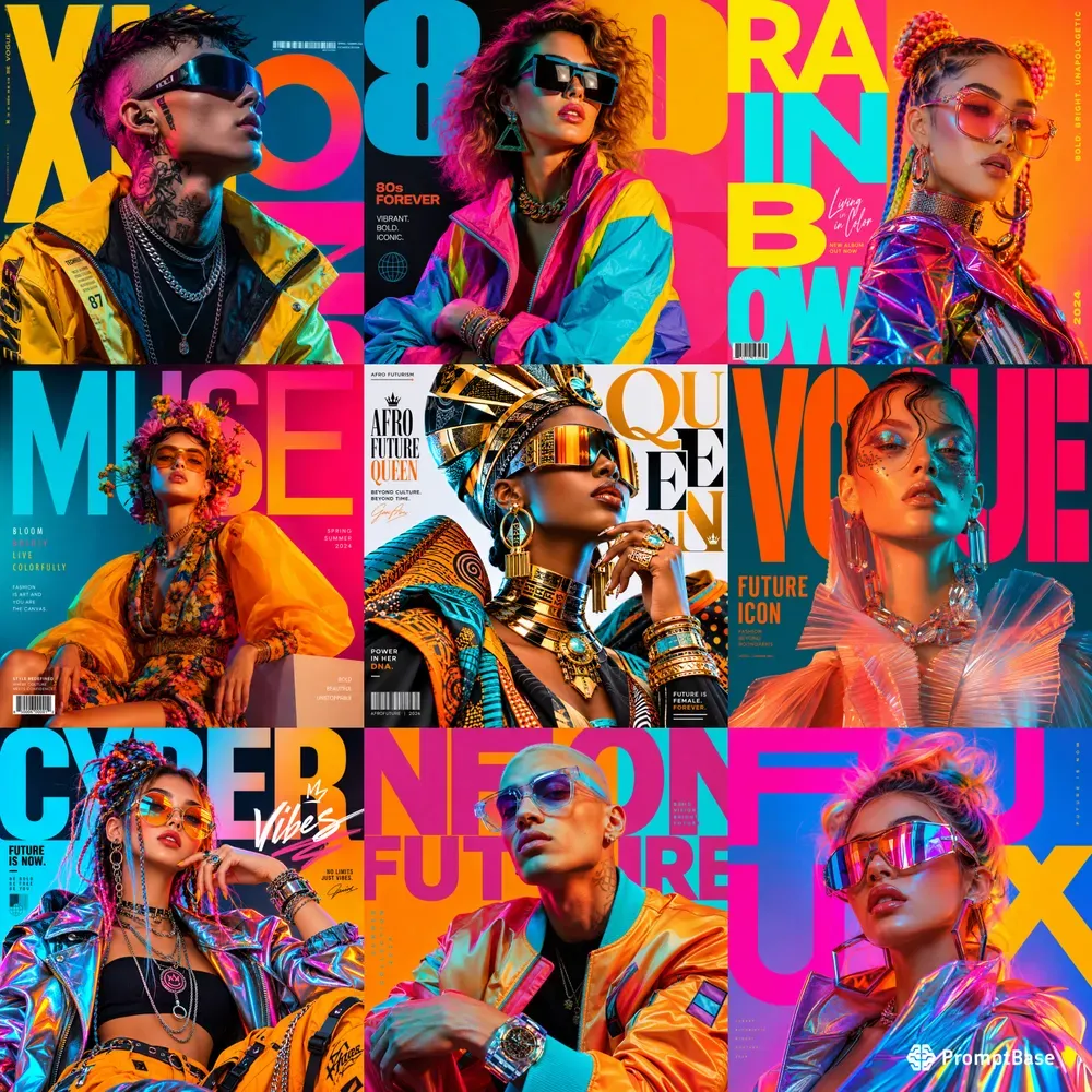 Vibrant Pop Art Portrait Masters