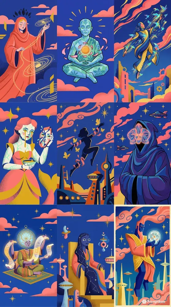 Celestial Dreamscape Characters