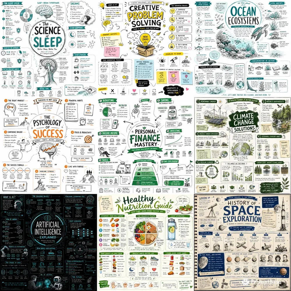 Visual Thinking Sketchnote Infographics