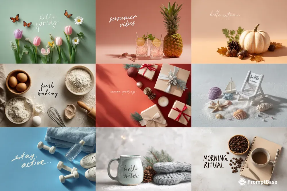 Seasonal Still Life Scenes