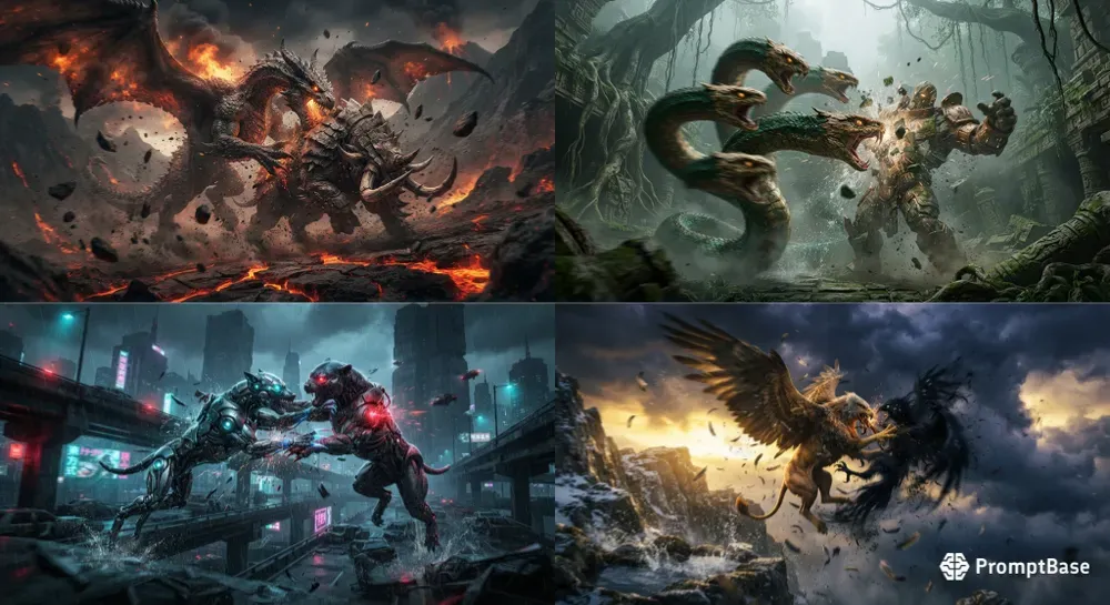 Epic Creature Combat Actions