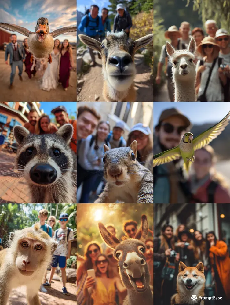 Funny Animal Photobomb Moments