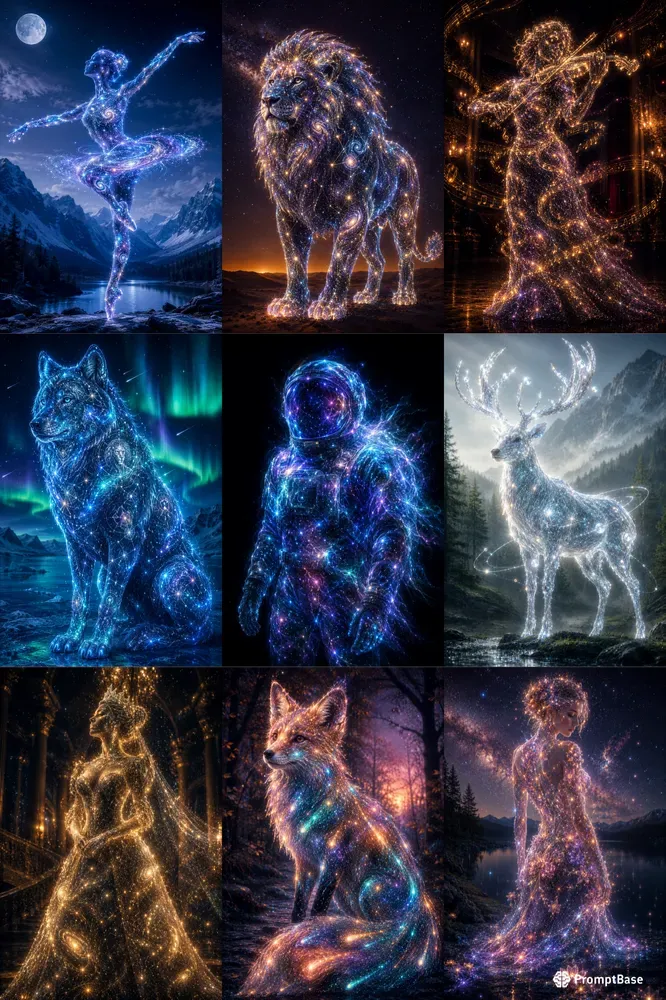 Living Constellation Portrait Generator