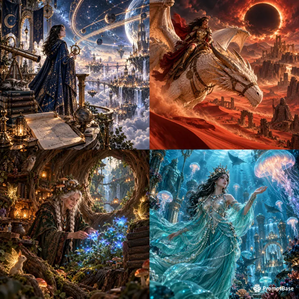 Fantasy Dreamscapes Magical Portraits