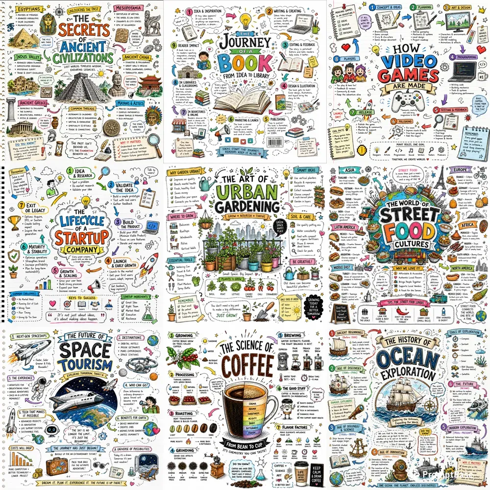 Creative Doodle Mind Maps