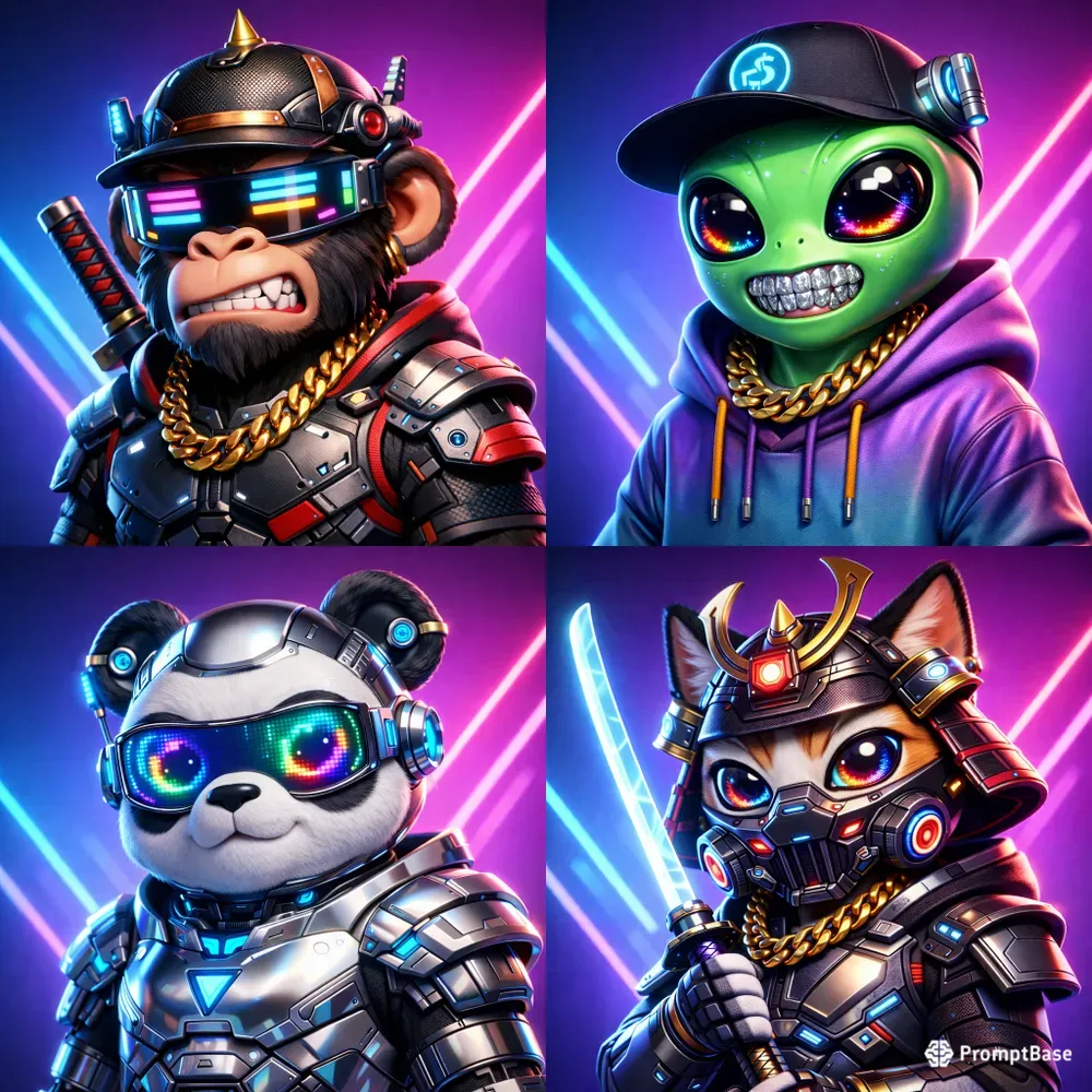 Luxury 3D Metallic NFT Versions